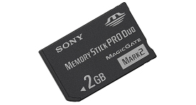Memory Stick Duo™ de 2GB Memory Stick Duo™ de 2GB